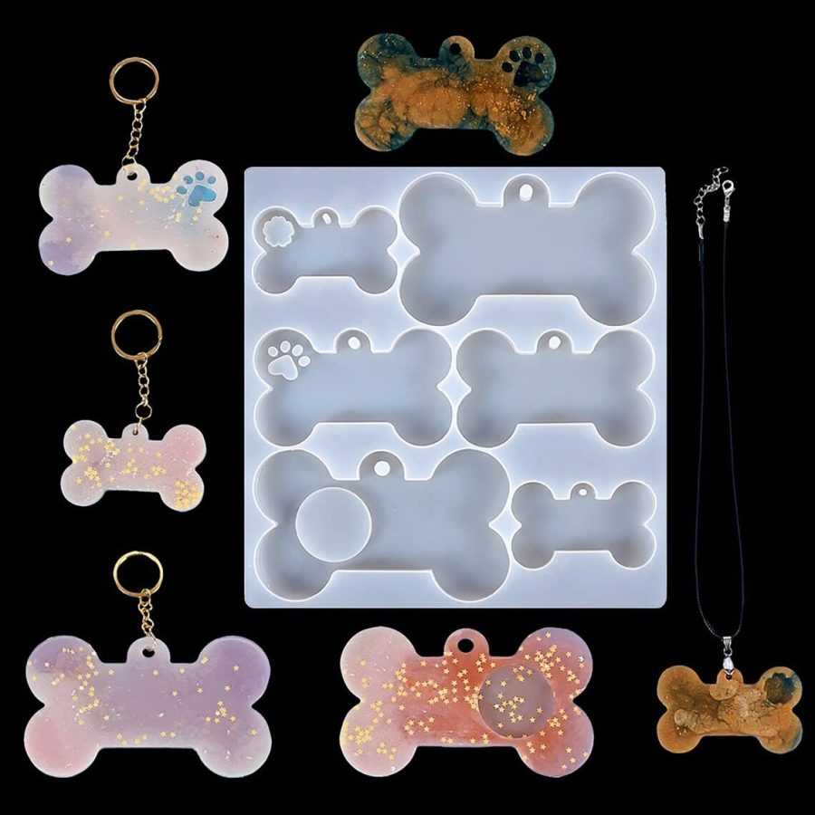 B28 - Dog Tag Mold /Key chain Mold - 1 piece