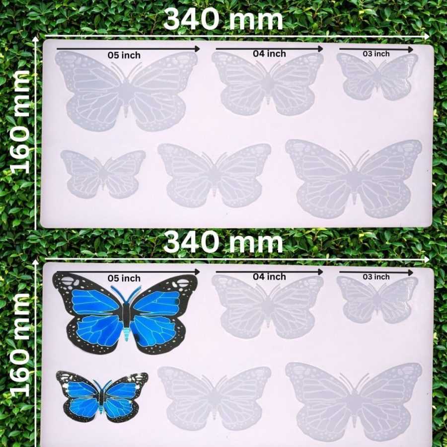 B69 - Key chain mold for Resin Art / Butterfly Mold