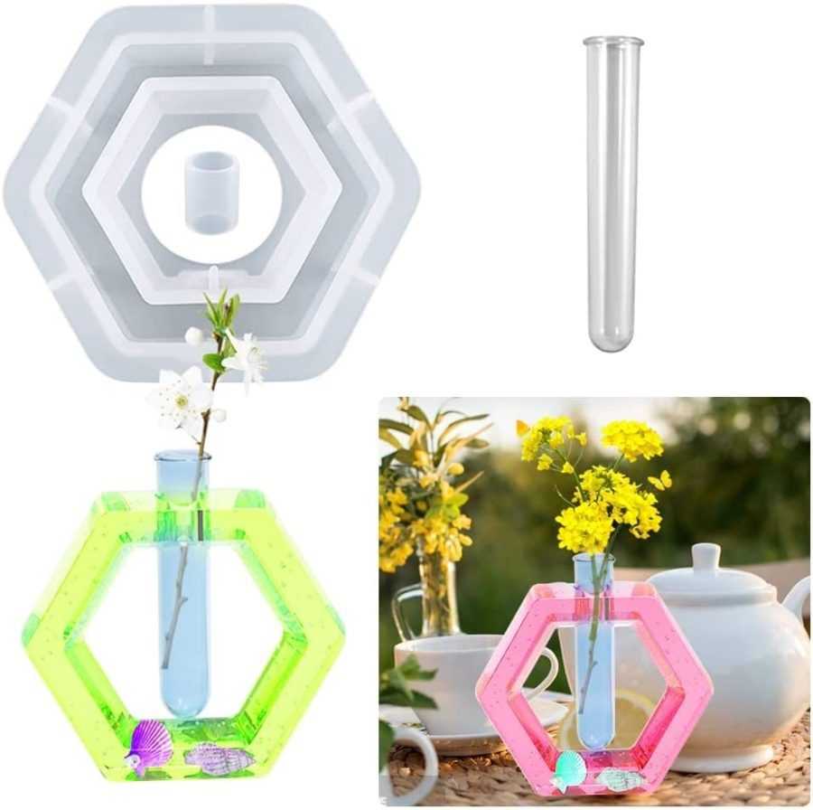 C88 - Hexagon planter Mold / Flower pot Mold / Flower vase Mold - Image 2