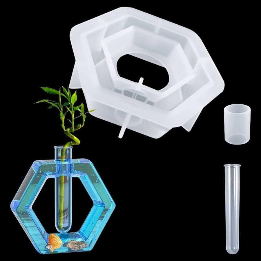 C88 - Hexagon planter Mold / Flower pot Mold / Flower vase Mold