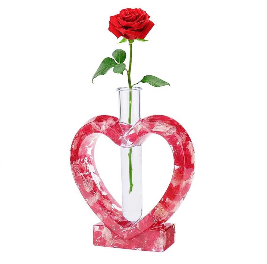 C89 - Heart planter mold / Flower pot and Flower Vase Mold