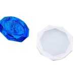C91 - Round coaster Mold / 3 inch Round Diamond Cut