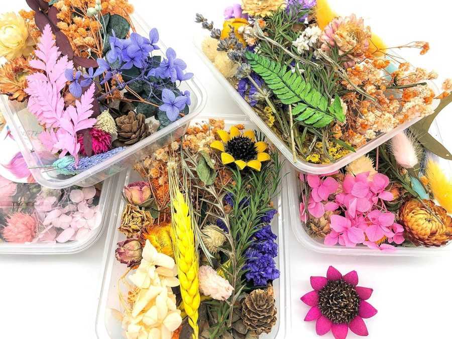 Dry Flower Box - 3 Box (Assorted Box)
