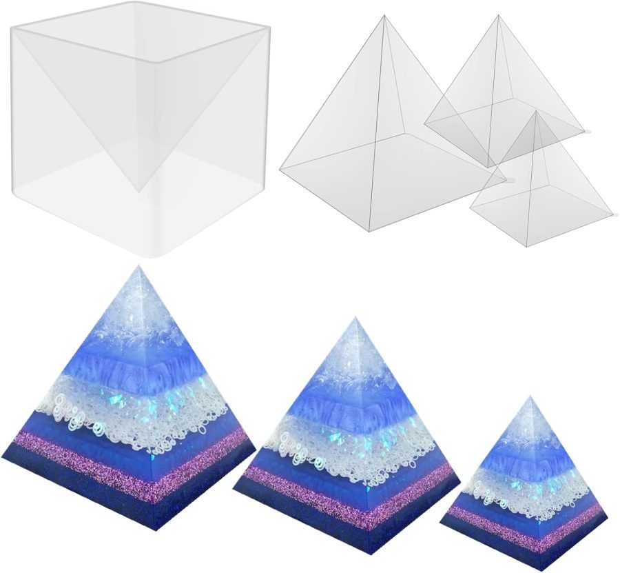 Pyramid Mold Set of 3  - 2/2.5/3 Inch - Set of 3 - Image 5