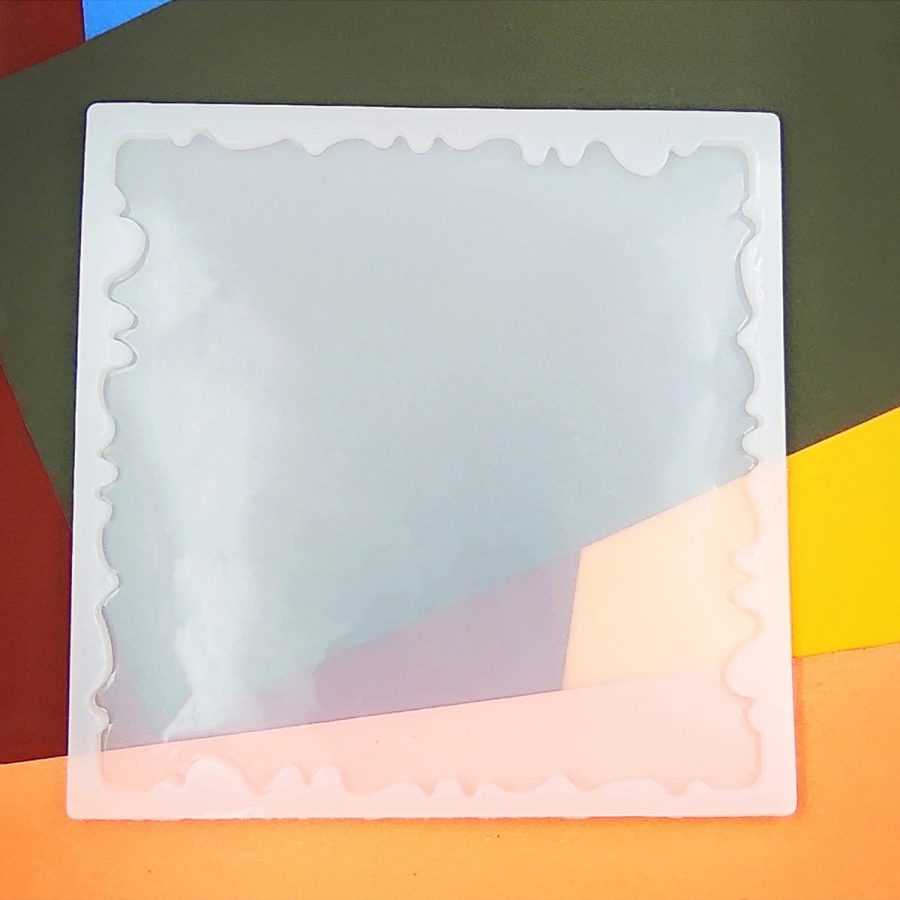 D54 - Square Agate Mold  / Thali Mold / Tray Mold - 8*8 inch