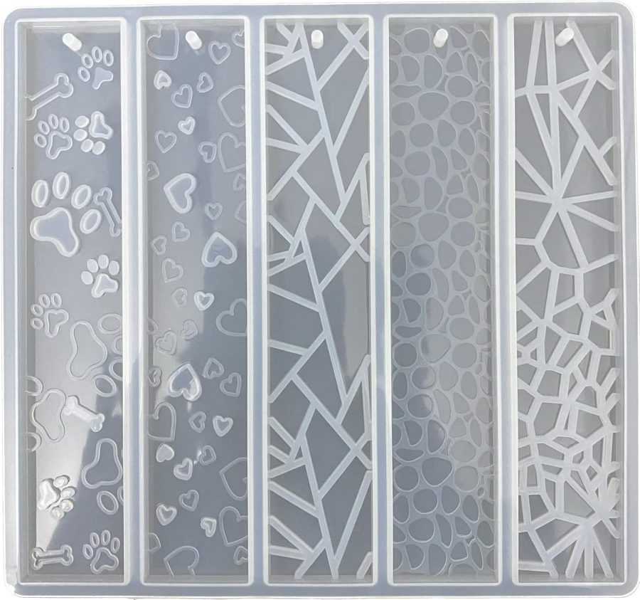 D57 - Bookmark Mold - 5 Cavity / 3D Bookmark Mold