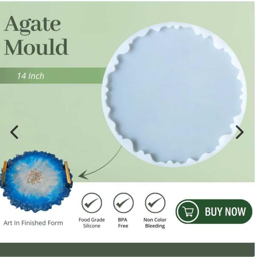 D73 - Agate Mold  / Table top Mold -14 inch / 20 M Depth