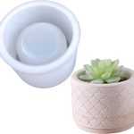 D92 – Planter Mold / Flower Pot Mold – 3D Design (Handmade Silicon Mold)