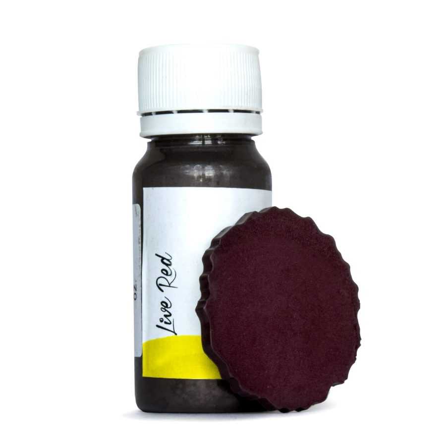 Live Red - 9g - base of Brown+Maroon  tilt of Red (CDPP07)
