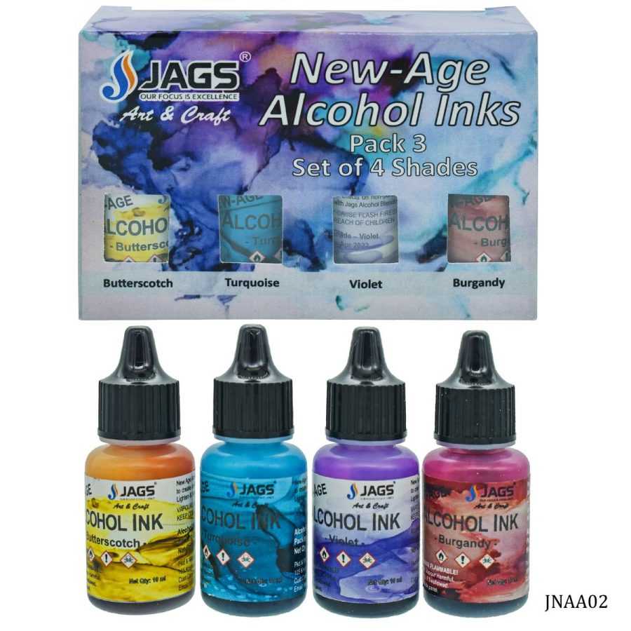 Alcohol Ink set of  4 - Pack No - 3 - Image 2