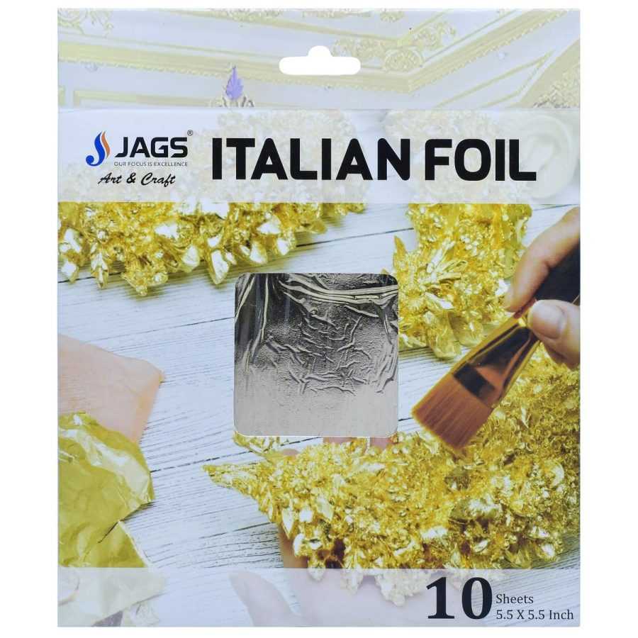 italian foil - Gold - 5.5*5.5 inch - 10 Sheet