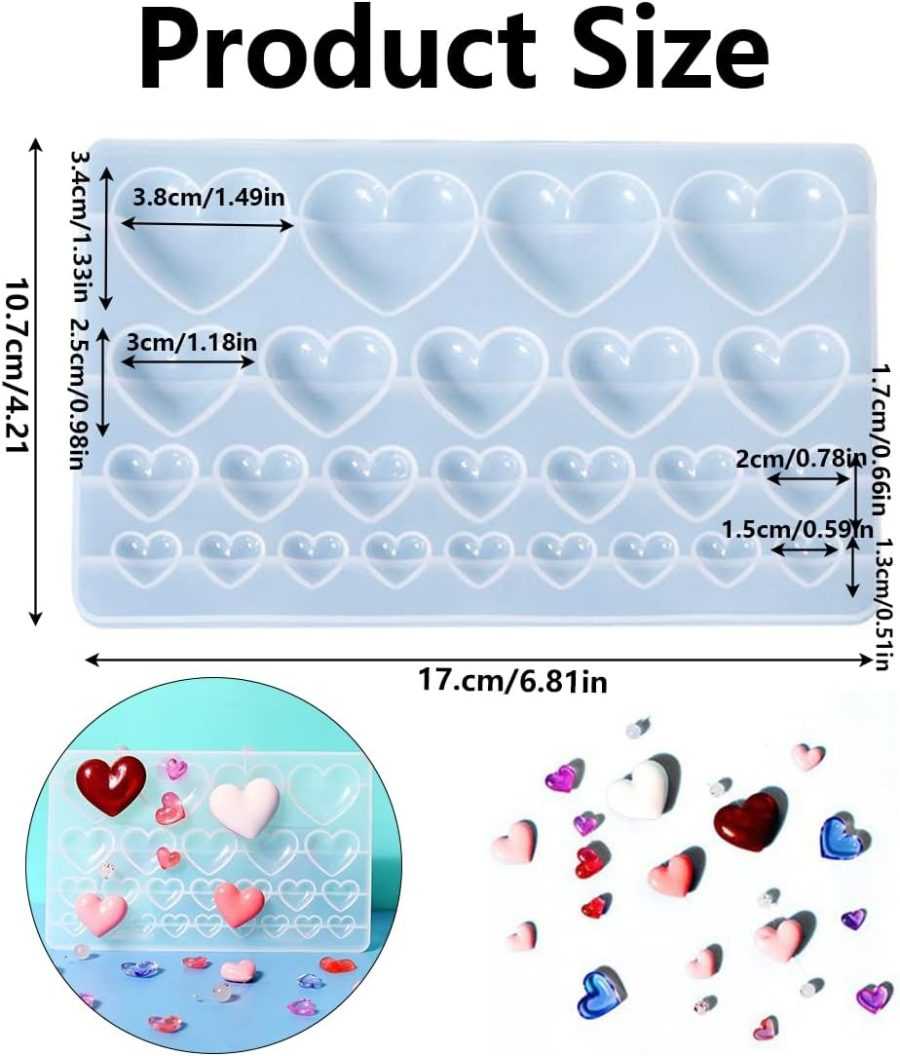 Heart Mold 25 Cavity - Image 4